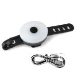 Psyche White, Black Rechargeable Creative Bicycle Led Tail Light