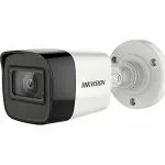 HIKVISION 2MP Outdoor Bullet Camera with inbuilt Mic (DS-2CE16D0T-ITPFS) + Fabtonic BNC & DC, White Wireless 1080p