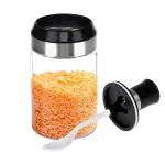 Cutting Edge Transparent Glass Container, 250 Ml