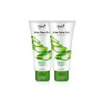 Kisra 99.5% Pure & Organic Aloe Vera Gel for Skin & Hair | Moisturizer, Soothes and Hydrates Skin | Multipurpose Lightweight Gel - Cruelty Free- 60gm (Pack of - 2)