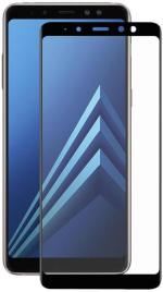 Accessories Kart Black Edge To Edge Tempered Glass For Samsung A8+