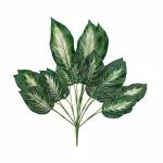 GARDEN KING Dual Shade Big leaf Artificial Plant For Home & Office Decor ( 1PC )