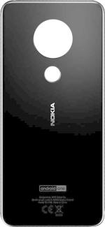 PURPLESAVVY Ceramic Black Glass Back Panel For Nokia 6.2