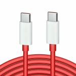 ASWORLD 65w C to c Fast USB cable 1m WARP/Dash Charging Type c Charger Cable Compatible for OnePlus(Compatible with WARP/DART/VOOC/DASH/SUPERVOOC/SUPERDART/FLASH, Red PD Cable,OneCable)