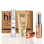 Seven Seas Face Makeup Set For Dusky Skin Tone - Natural (Pack Of 3)