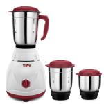 Triva (Symbol of Trust) REMIXPRO750 500W Mixer Grinder With 3 Jars, Copper Motor, 2 Years Warranty,RED