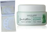 SMART BEAUTY Oriflame Sweden Love Nature Face Lotion Tea Tree 50ml (30124) With Comb Mirror Set (3 Items in the set)