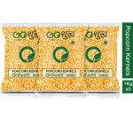 Goshudh Popcorn Maize 3 kg (1Kg X 3 Pack) Makka Popcorn