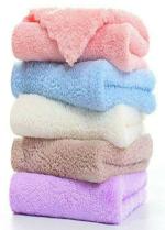 MOMISY Easy for Mom Kids Multicolor Solid Polyester Handkerchiefs || Pack of 5