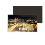 Dhcrafts Multicolor Metal Baku D5 Printed Fridge Magnet, 8.6 X 5.4 Cm