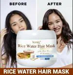 KURAIY RICE WATER Hair Mask Hair Root Repair Frizz Moisturizer Smoothing Damaged Hair Nutrition Protein Care