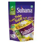 Suhana Cuppa Poha Refill Pouch Ready to Eat Instant Breakfast - Pack of 12