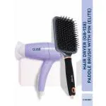 GUBB 1000 W Hair Dryer With Paddle Hair Brush