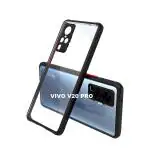 MobiLooks Mobile Accessories for Vivo V20 Pro 5G Black Lightweight, Shock-Absorbent Back Cover