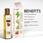 GO WOO 100% Pure chaulmoogra carrier oil good for skin 100 ML