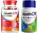 Health Ok Gummies (30 units) and Multivitamin & Multimineral Tablets for Kids 30 Tablets
