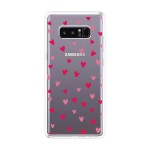 Emble Designer Clear Tranperant Silicone Case For Samsung Note 8 -Design A32 ( TPU | Soft , Samsung Note 8 | Multicolor )