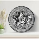 GANJAPA INDIA Handpainted Matki Phod traditional wall plate