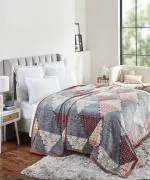 TRIDENT Oliver 100% Polyester Double Bed Everyday Flannel Blanket