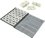 10cr Black Coin Storage Album with Holder