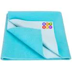 BeyBee Sea Blue Waterproof Baby Bed Protector 200 cm x 140 cm