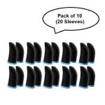 Mitzvah PUBG Anti-Slip Finger Thumb Sleeve For Free Fire & all Gaming Pack of 10 (20 Sleeves)