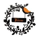 MEHA CREATION Welcome Sign Board for Home Office12 x 12 inch