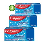 Colgate Max Fresh Peppermint Ice Toothpaste:, 3 x 300 gms (Jumbo Saver Pack)