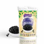 Snackify Dry Fruits Premium Black Raisins/Kishmish with Seeds for More Benefits 1 kg