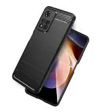 Golden Sand Carbon Fibre Case for Xiaomi 11i, Xiaomi 11i HyperCharge 5G Back Cover Case, Shockproof Rugged Durable Drop Protection Tested for Xiaomi 11i, Xiaomi 11i HyperCharge 5G, Black