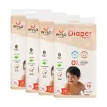 Mylo Care Baby Diaper Pants X-Large (XL) Size 12-17 kgs with Aloe Vera Lotion (112 count) Leak Proof | Lightweight | Rash Free | Breathable | 12 Hours Protection | ADL Technology