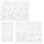 Jubilant Resin Silicone Mold Jewelry Making Kit, Epoxy Resin Kit for Beginners DIY Keychain Necklace