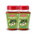 Ravimagic Mango Pickle, Mango Pickle, Aachar, Homemade, Pickles in fresh, Authentic Indian Traditional Recipe, Pack of 2 (500 Gm x 2)