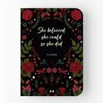 FACTOR NOTES FN3033 She Believed She Could Paper 12 Months Undated Simple Planner