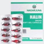 Nagarjuna Herbal Concentrates Halin Drops Soft Gel Capsule - 50 Count