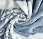 Prozone Collection Rishta Velvet Warm Winter Flannel Elastic Fitted Bedsheets for Double Bed King Size 72 x 78 x 8 inches with 2 Pillow Covers,Black | White