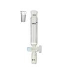 ABGIL Borosilicate Glass Chromatography Column Plain With Sintered Disc Glass Stopper Stopcock Alongwith Joint (cone And Socket) Bore Size 50mm Length 600mm