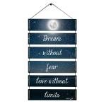 Random Motivational Quotes MDF Wooden Wall Hangings For Home|Office|Bedroom|Living Room|Gift, Wall Decoration, -Set of 6 (Multicolour,30 Cm X 60 Cm )