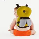 Pseudo Baby Head Protector, Adjustable Size Baby Learn to Walk Or Run Soft Safety Helmet, Infant Anti-Fall Anti-Collision for Baby and Kids Toddler (Yellow)