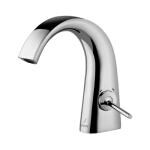 JAQUAR ARC Series Table Mounted Regular HOT AND COLD BASIN MIXER / TAP (Chrome) | RIGHT HAND SIDE LEVER, Brass Body Water Tap/ Faucet/ Cock for Bathroom / Kitchen Wash Basin | ARC-CHR-87011B