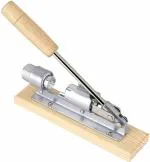 THW Heavy Duty Nutcracker Manual Mechanical Lever Walnut Plier Shell Breaker with Wood Base & Handle for Hazelnuts Almonds Brazil Nuts Pecan