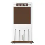 SUMMERCOOL Rafale Tower 100L Personal Air Cooler for Room | Turbo Fan Technology | Powerful Air Throw and 3-Speed Control | Portable AC | i-Pure Technology & Low Power Consumption | 1Year Warranty (White