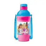 Milton Steel Cherry Pink, Blue Steel Barbie 400 Insulated Inner Kids Water Bottle - 390 Ml