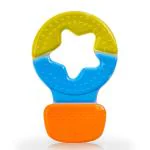 LuvLap Multicolor Silicone Water Filled Star Shaped Baby Teether
