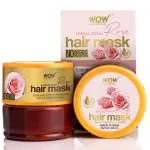 WOW Skin Science Himalayan Rose Hair Mask with Rose Hydrosol, Coconut Oil, Almond Oil & Argan Oil - For Volumnising Hair, Anti Smelly Scalp - No Parabens, Sulphate, Silicones, Color & PEG - 200mL