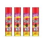 Krazy Lines Insect Killer Spray - Bedbugs, Cockroach, Ants, Spiders, Termites, Lizards, Worms (Pack of 4)