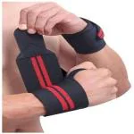 Shopeleven Weight Lifting Wrist Support, with Thumb Loop Strap for Gym Workout, Push-ups, Pull-ups, Strength Training Exercise, accessories, Made of Velcro and Elastic Band for Men & Women