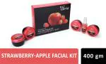 Olivia Professional Anti-Tan Strawberry - Apple Facial Kit 400g Cleanser|Scrub|Cream|Face Pack|Serum