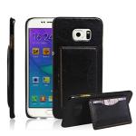 EXCLESIOR Samsung Galaxy S6 Edge Plus Black Shockproof, Card Slot, Kickstand, Leather Back Cover