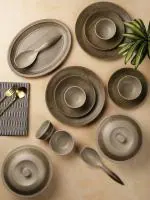 Servewell Melamine Dinner Set 31 pc Persian Round - Crackle